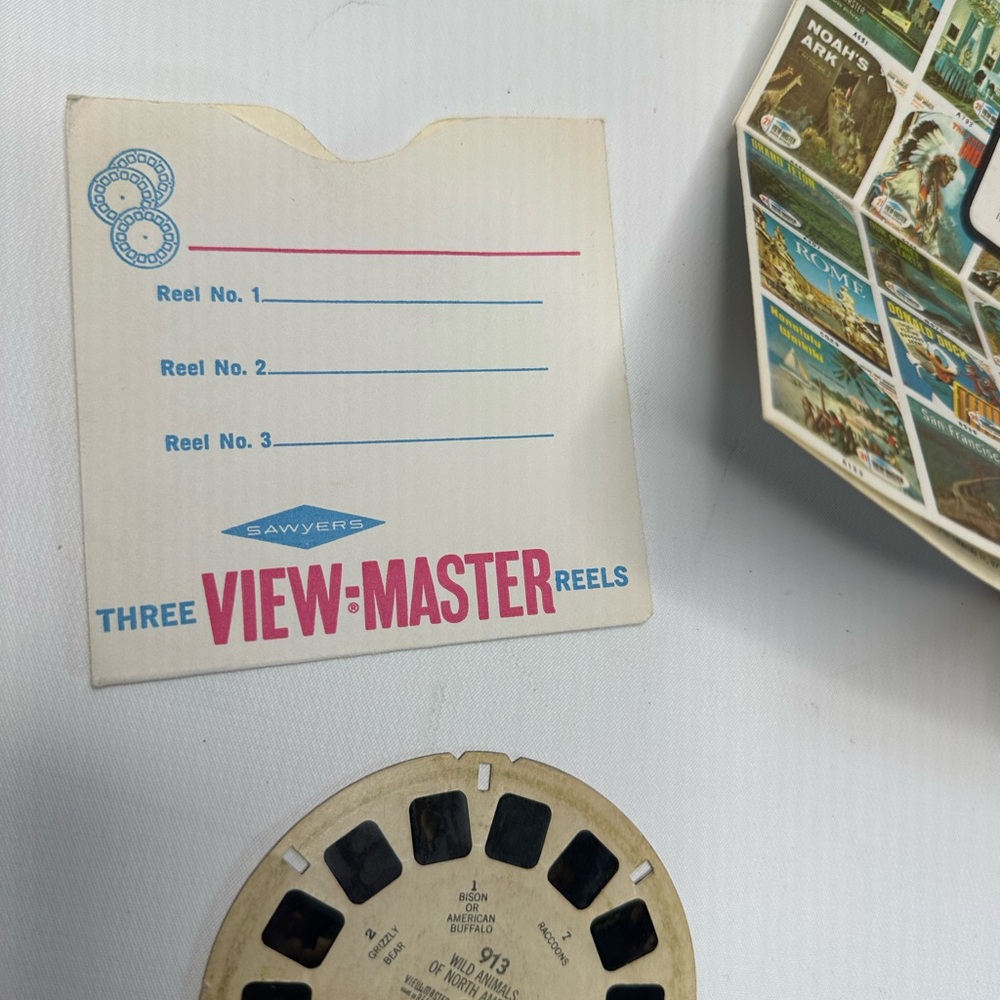 BUNDLE VTG View Master Slides and Memorabilia, 11 Items Disney Nature Culture - Picture 6 of 7